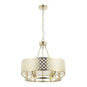 Verno Old Gold lampa wisząca 6xE14 stare złoto
