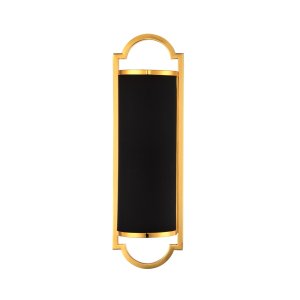 Libero Parette Gold / Nero kinkiet 2xE14 złoty
