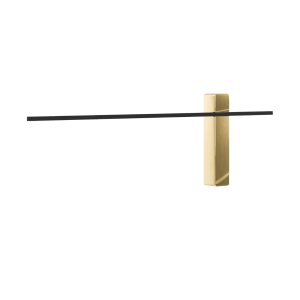 Bene Parette Nero / Gold 60 kinkiet LED 7W 3000K czarny
