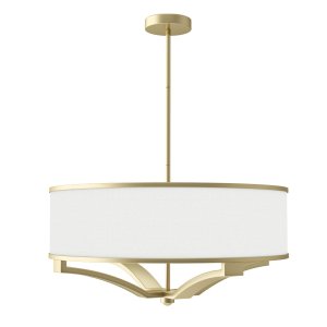 Gerdo Old Gold lampa wisząca 4xE27 stare złoto