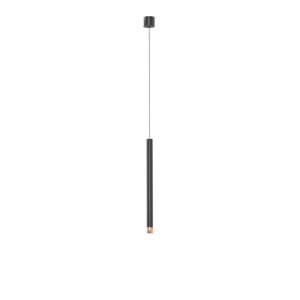 Q I Nero / Rose Gold 40 lampa wisząca 1xG9 czarny