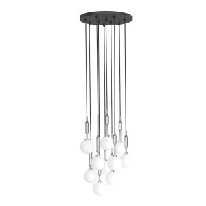 Ero X Cromo 40 lampa wisząca 10xG9 chrom