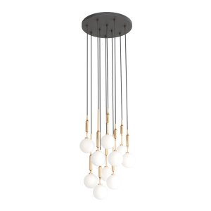 Ero X Gold 40 lampa wisząca 10xG9 złoty