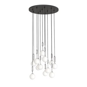 Ero XII Cromo 60 lampa wisząca 12xG9 chrom