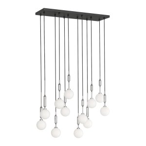 Ero XII Cromo 80X25 lampa wisząca 12xG9 chrom