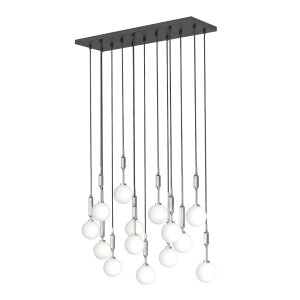 Ero XIV Cromo 80X25 lampa wisząca 14xG9 chrom