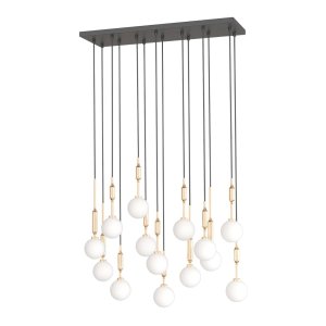 Ero XIV Gold 80X25 lampa wisząca 14xG9 złoty