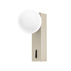 Boletta Parette Toupe Switch kinkiet 1xG9 beżowy