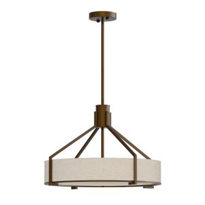 Doretto Chocco 50 lampa wisząca 4xE27 brązowy