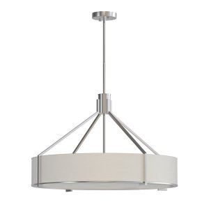 Doretto Satin Nikiel 70 lampa wisząca 6xE27