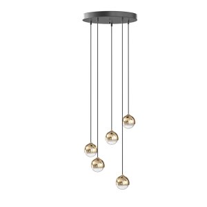 Bolicina V Gold lampa wisząca LED 5W 3000K złoty