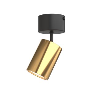 Kika Mobile Nero / Gold oprawa natynkowa 1xGU10 czarny