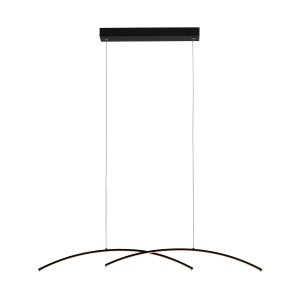 SAMOLA lampa wisząca czarne łuki LED 24W CCT PND-15504-1-BK