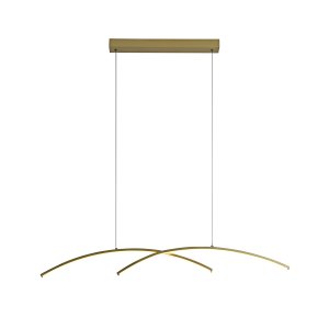 SAMOLA lampa wisząca złote łuki LED 24W CCT PND-15504-1-GD