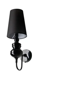 BAROCO BLACK KINKIET 1xE14 max 60W czarny