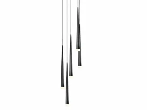 STYLO 5 BLACK LAMPA 5xG9 max 40W czarny