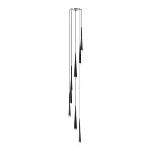 STYLO 8 BLACK LAMPA WISZACA 8xG9 max 40W czarny
