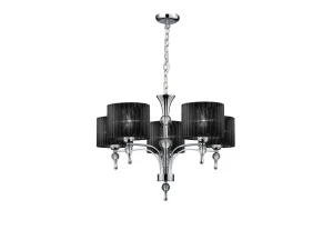 IMPRESS 5 BLACK WISZACA lampa wisząca 5xE27 max 60W czarny