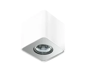 NINO 1 WHITE/ALU PLAFON oprawa natynkowa 1xGU10 max 40W biały