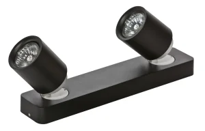 TOMI 2 BLACK reflektor 2xGU10 max 40W czarny