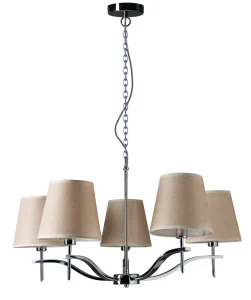 PRINCESA 5 WISZACA lampa wisząca 5xE14 max 40W beżowy