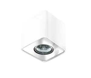 NINO 1 WHITE/CHROM PLAFON oprawa natynkowa 1xGU10 max 40W biały