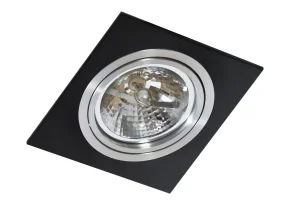 SIRO 1 BK/ALU WPUST oprawa wpuszczana 1xES111 max 50W czarny