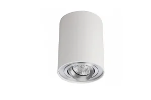 BROSS 1 WH/ALU PLAFON oprawa natynkowa 1xGU10 max 40W biały