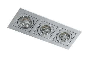 PACO 3 ALU WPUST oprawa wpuszczana 3xGU10 max 40W aluminium