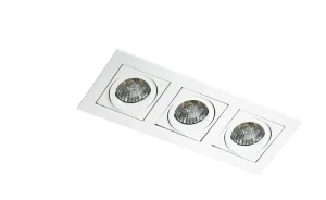 PACO 3 WH WPUST oprawa wpuszczana 3xGU10 max 40W biały