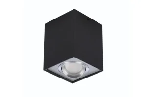 ELOY 1 BK/ALU PLAFON oprawa natynkowa 1xGU10 max 40W czarny