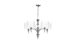 IMPRESS 5 WHITE WISZACA lampa wisząca 5xE27 max 60W biały