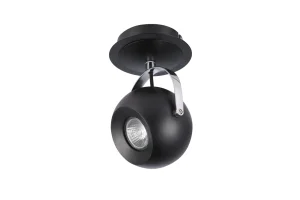 GULIA BLACK KINKIET 1xGU10 max 40W czarny
