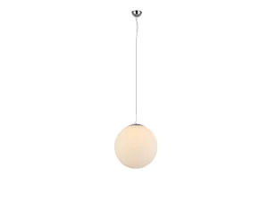 WHITE BALL 20 lampa wisząca 1xE27 max 40W biały