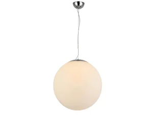 WHITE BALL 50 lampa wisząca 1xE27 max 40W biały