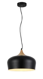 PARMA BK lampa wisząca 1xE27 max 60W czarny
