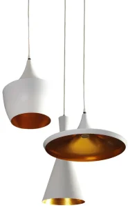 MIX WHITE/GOLD lampa wisząca 3xE27 max 60W biały