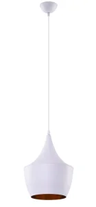 ORIENT WHITE/GOLD lampa wisząca 1xE27 max 60W biały