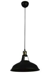 NEW AXEL lampa wisząca 1xE27 max 60W czarny