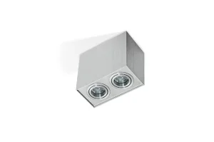 ELOY 2 ALU oprawa natynkowa 2xGU10 max 40W aluminium