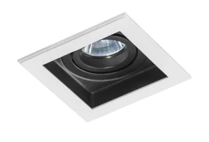 MINORKA WH/BK oprawa wpuszczana 1xGU10 max 40W biały