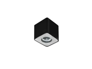 NINO 1 BLACK/ALU PLAFON oprawa natynkowa 1xGU10 max 40W czarny