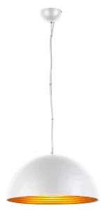 MODENA 40 WHITE/GOLD lampa wisząca 1xE27 max 60W biały