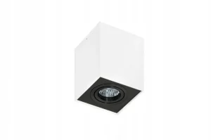 ELOY 1 WH/BK PLAFON oprawa natynkowa 1xGU10 max 40W biały