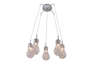 OTUS 5 lampa wisząca 5xG9 max 40W chrom