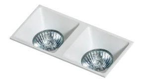 PIO 2 WHITE oprawa wpuszczana 2xGU10 max 40W biały