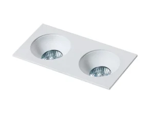 HUGO 2 DOWNLIGHT WHITE oprawa wpuszczana 2xGU10 max 40W biały