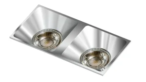 PIO 2 CHROME oprawa wpuszczana 2xGU10 max 40W