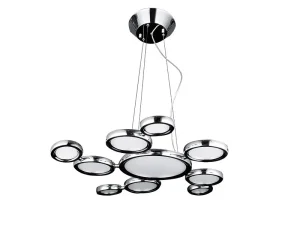 SATELLITE lampa wisząca 106W LED 3000K chrom
