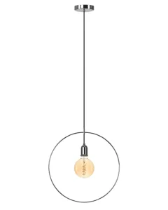 KRUG CH lampa wisząca 1xE27 max 40W chrom